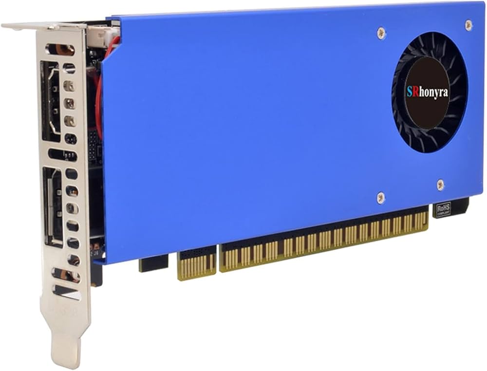 Amazon | SRhonyra GTX 1050 Ti 4GB ロープロファイルビデオ